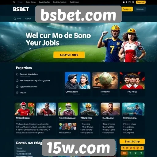 Acessibilidade e usabilidade do site de jogos bsbet.com